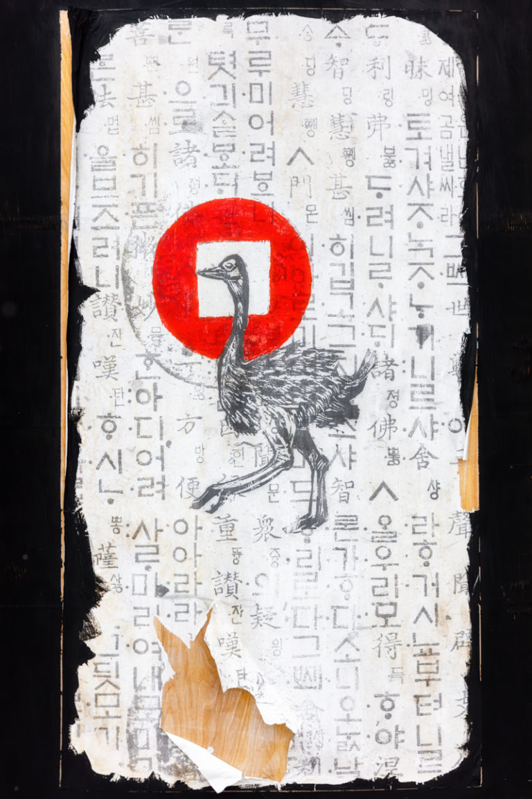 Urban Ostrich Canvas