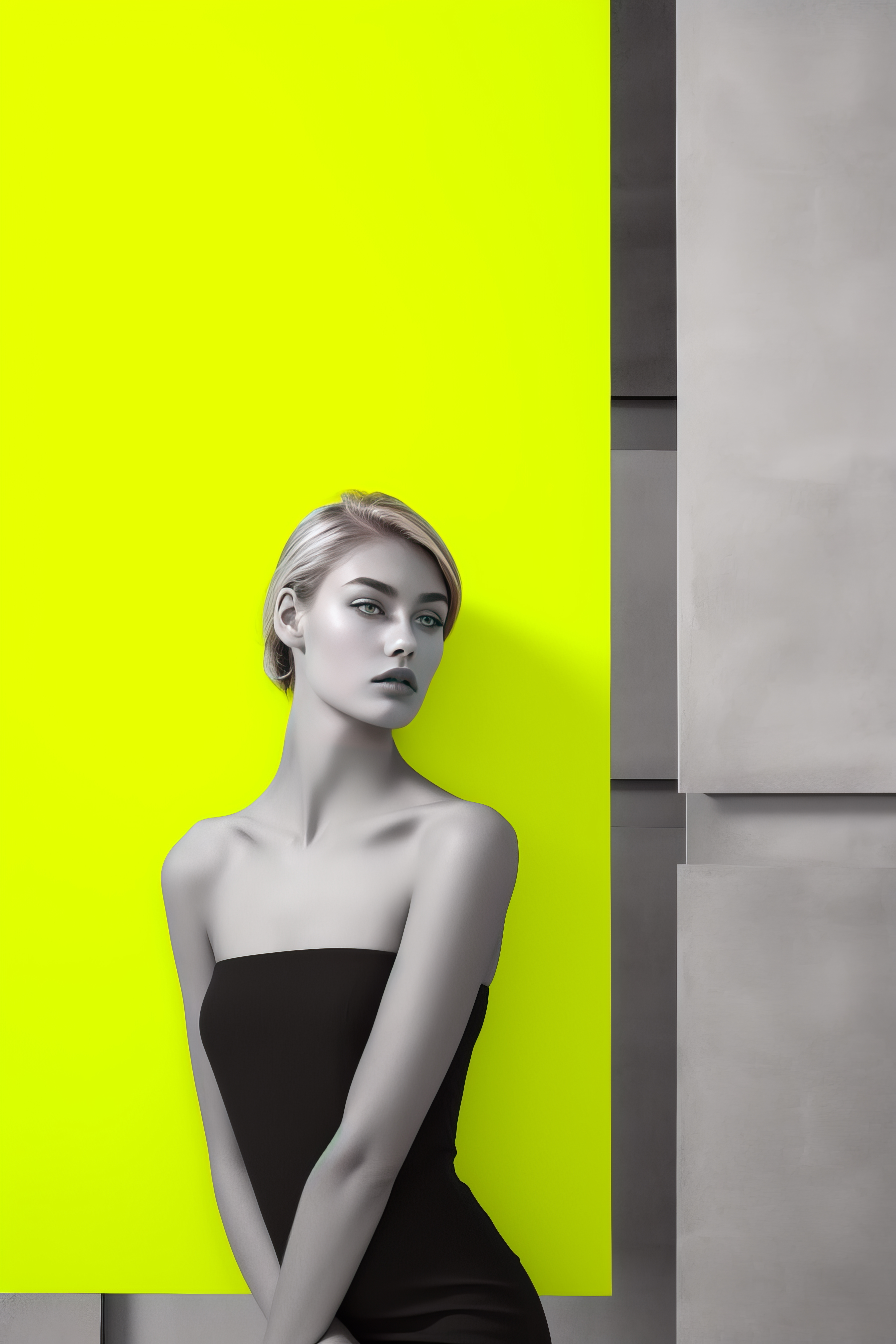 Vibrant Simplicity: A Modern Muse in Pop Art - Duncan.co