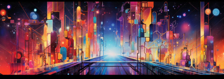 Midnight Luminescence in the City’s Heartbeat