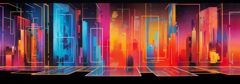 Neon Perspectives of the Urban Pulse