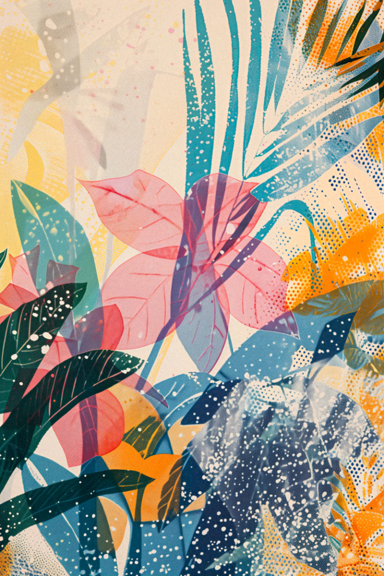 Colorful Botanical Fusion