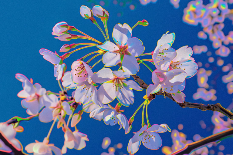 Blossoms in Blue