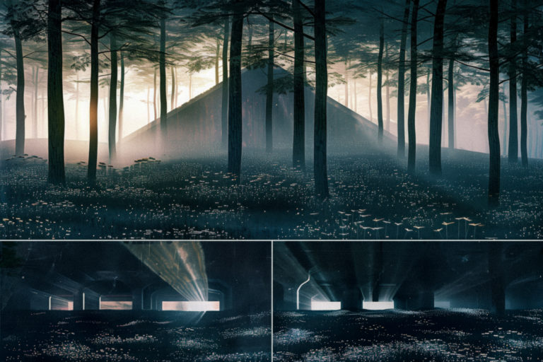 The Glowing Forest Pyramid