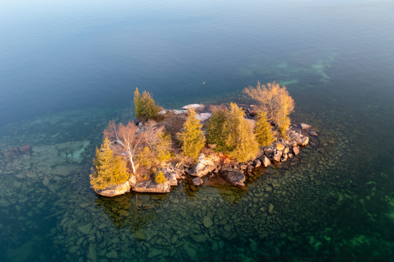 Solitary Island in the Thousand Islands Region