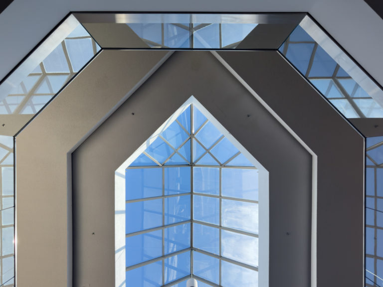 Nostalgic Mall Skylight Evoking Memories of Youth