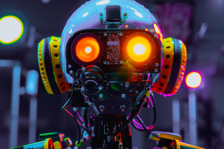 Dual-Lensed Humanoid with Detailed Wiring