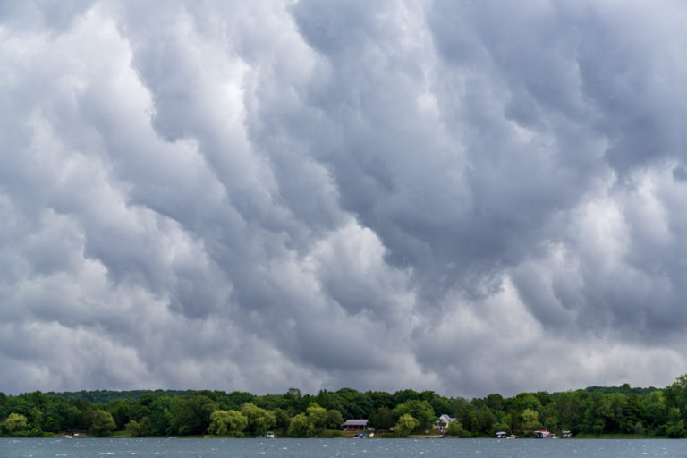 Storm Clouds Over the St. Lawrence River in the Thousand Islands
