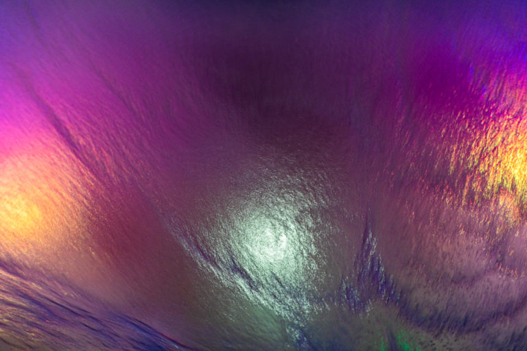 Abstract Iridescent Surface in Vivid Colors