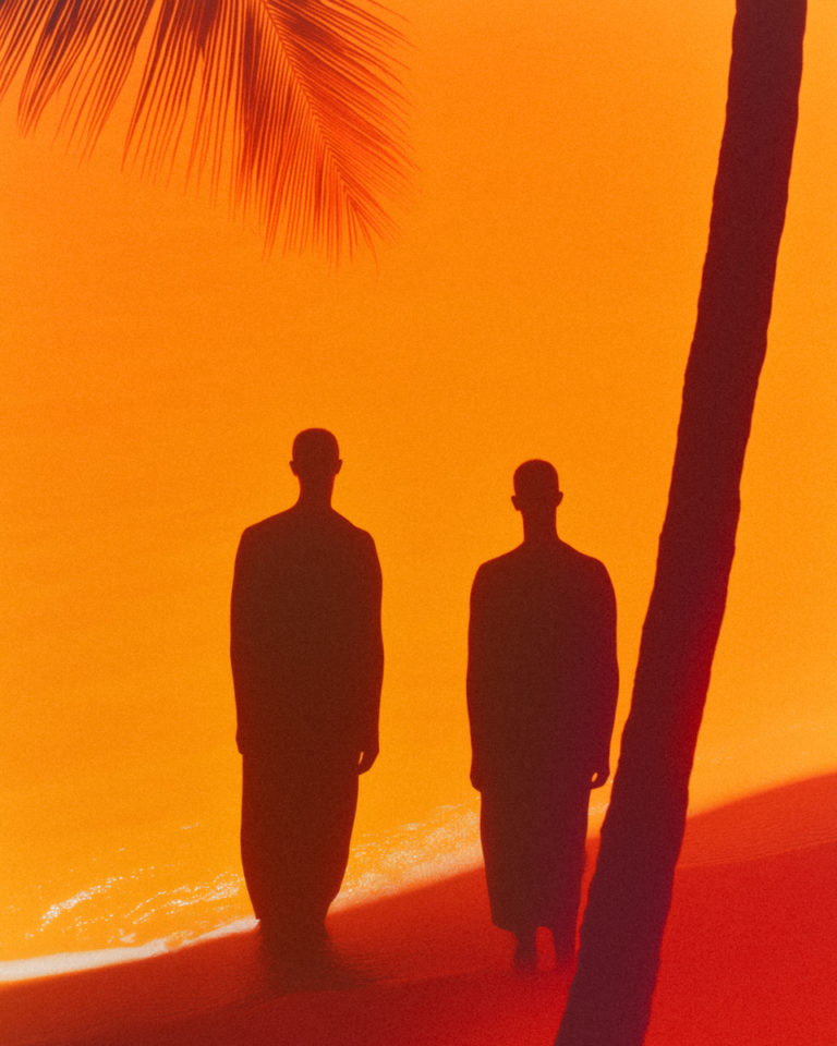 Figures Lost in the Golden Tide