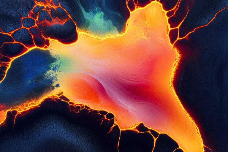 Molten Energy Cutting Through the Dark