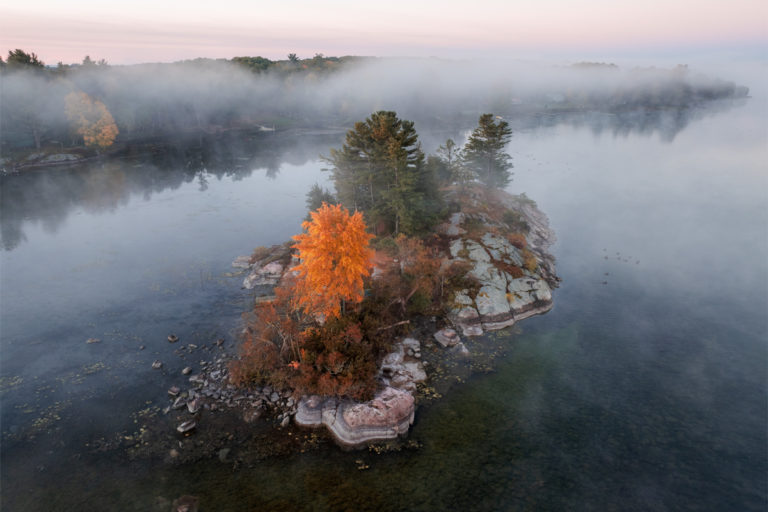 Small Island Lost in the Mist