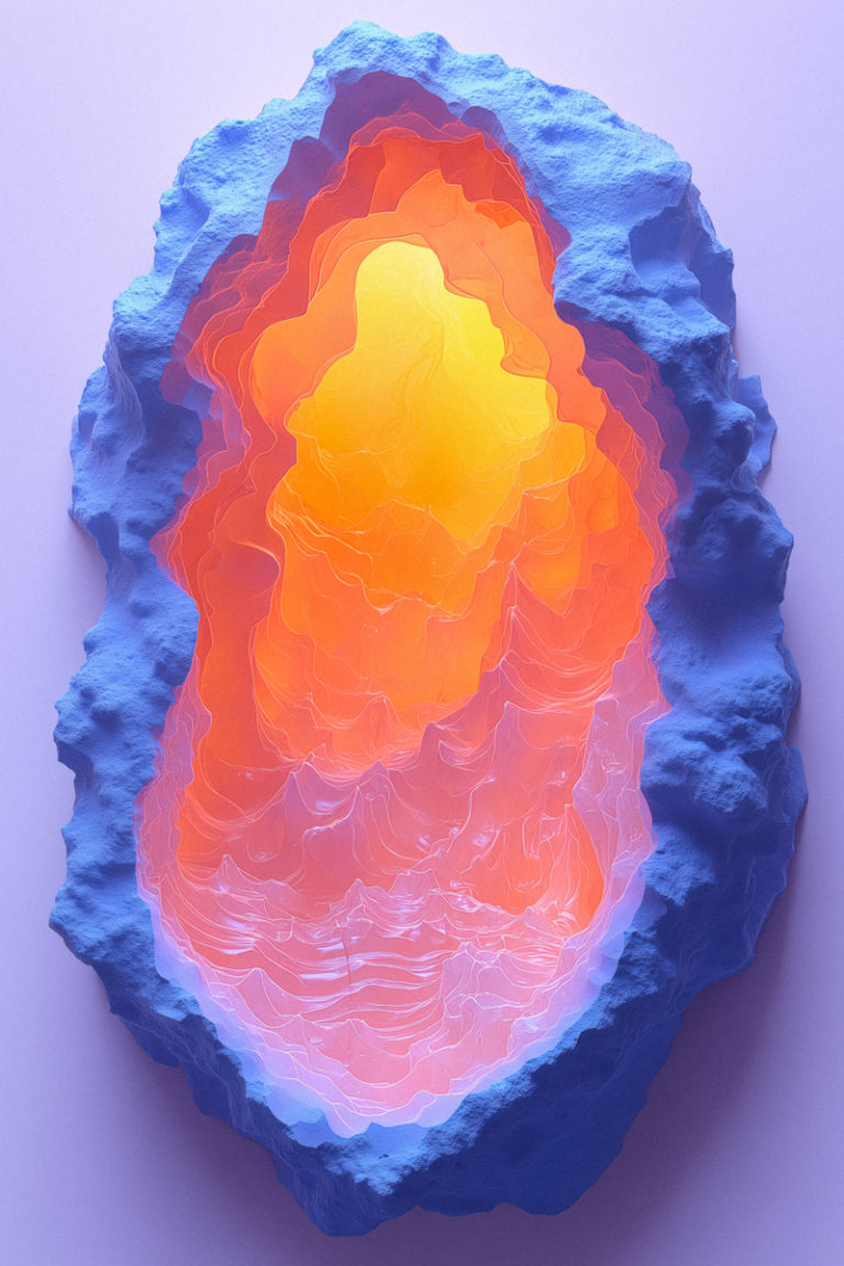 Abstract Rock and Light Compositions