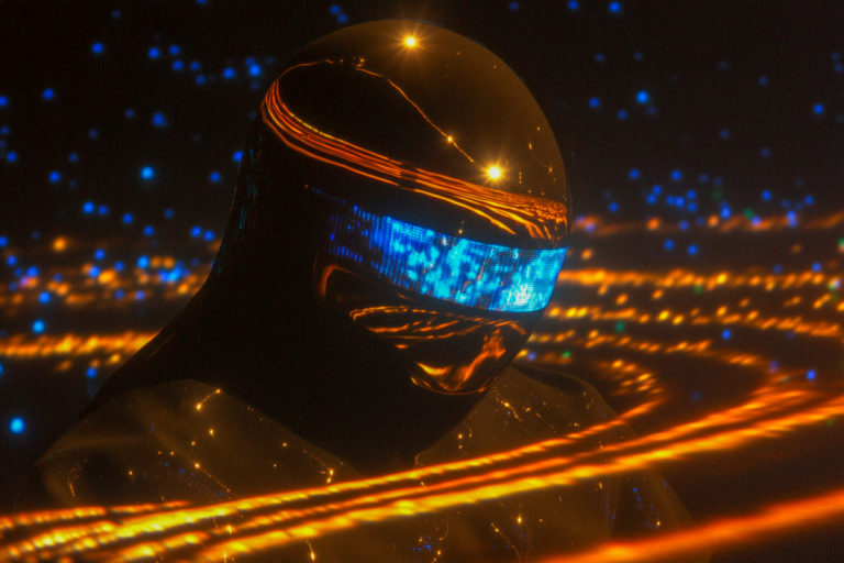 Explorer Navigating a Digital Frontier