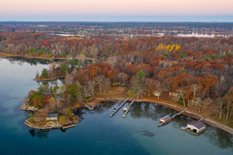 Grenadier Island Shoreline in Late Autumn