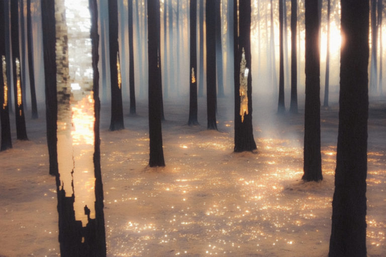 Reflective Light Portals in the Forest