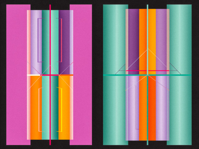 Structured Colorfield with Mirror Duality