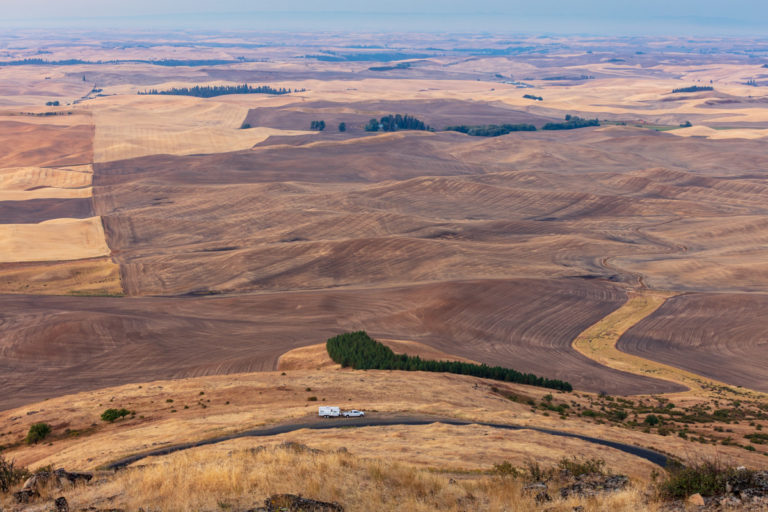 Rolling Hills of the Palouse from Steptoe Butte
