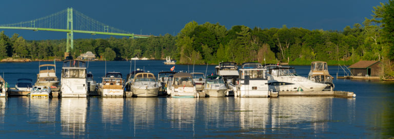 Boats at The Landing at Ivy Lea Marina