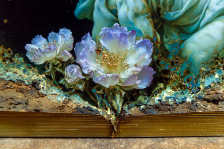 Petals Rising Through Rupture