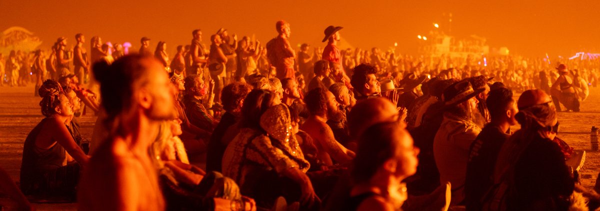 Burners Watch The Temple Burn