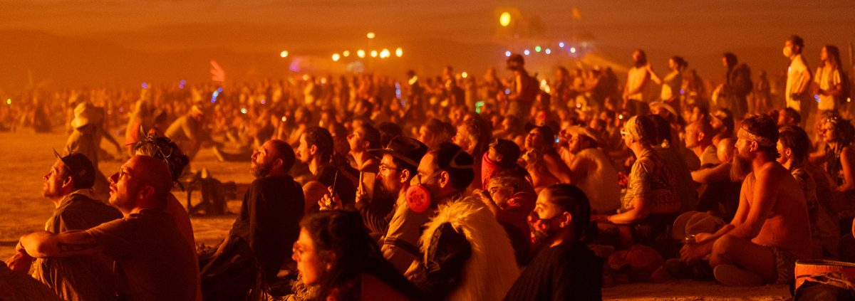 Burners Watch The Temple Burn