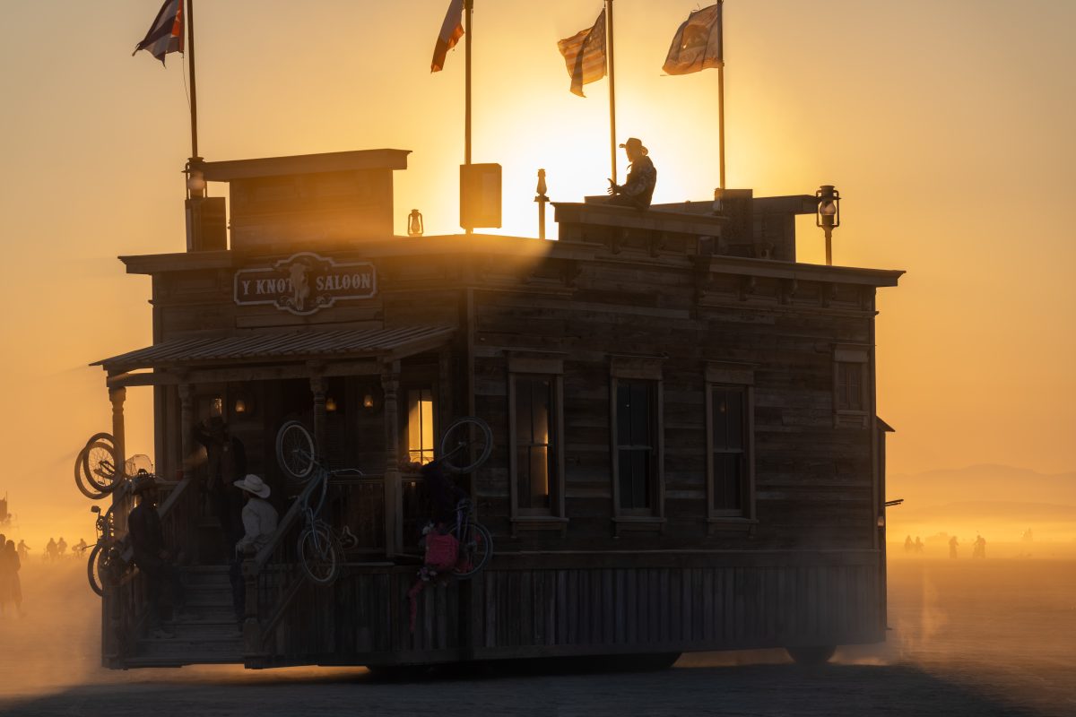 Y Know Saloon Mutant Vechicle at Sunrise