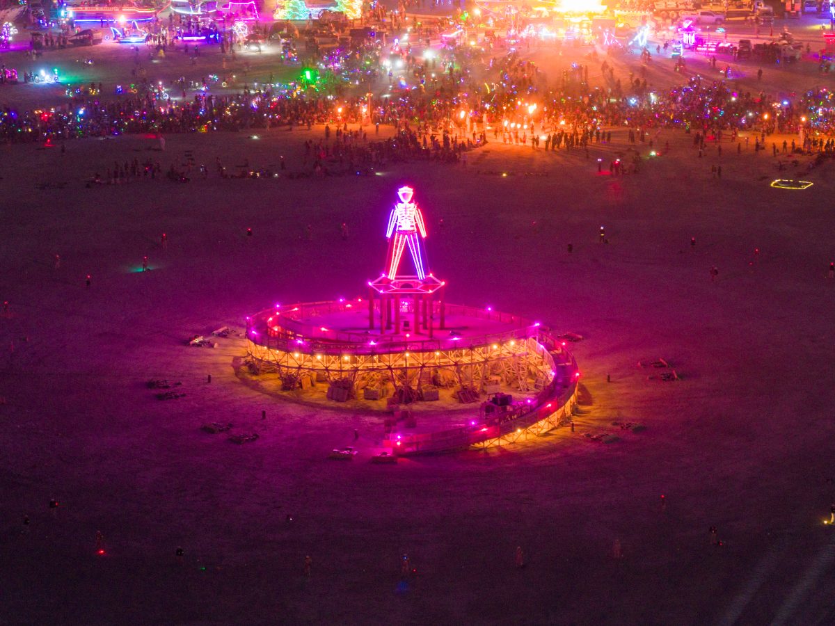 Burning Man 2025 Man Burn