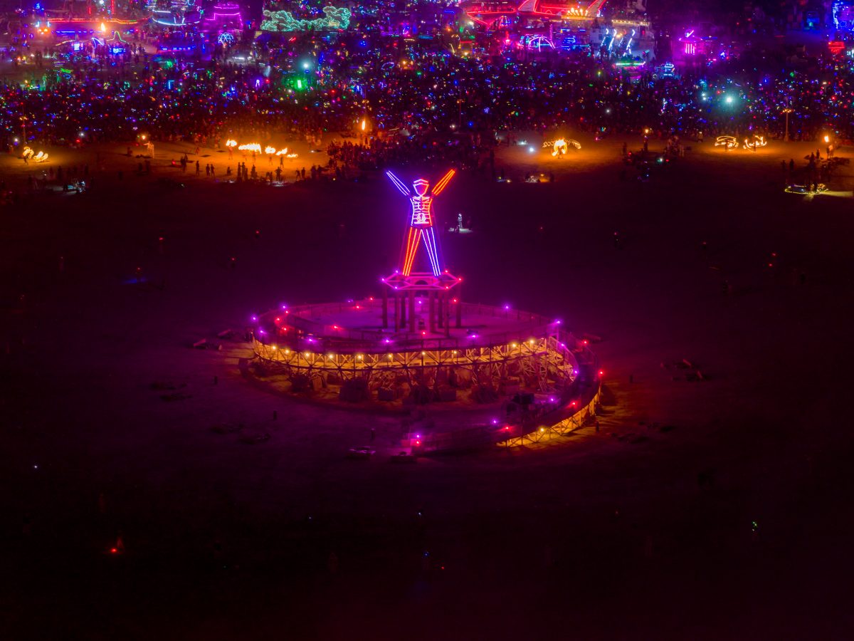 Burning Man 2025 Man Burn