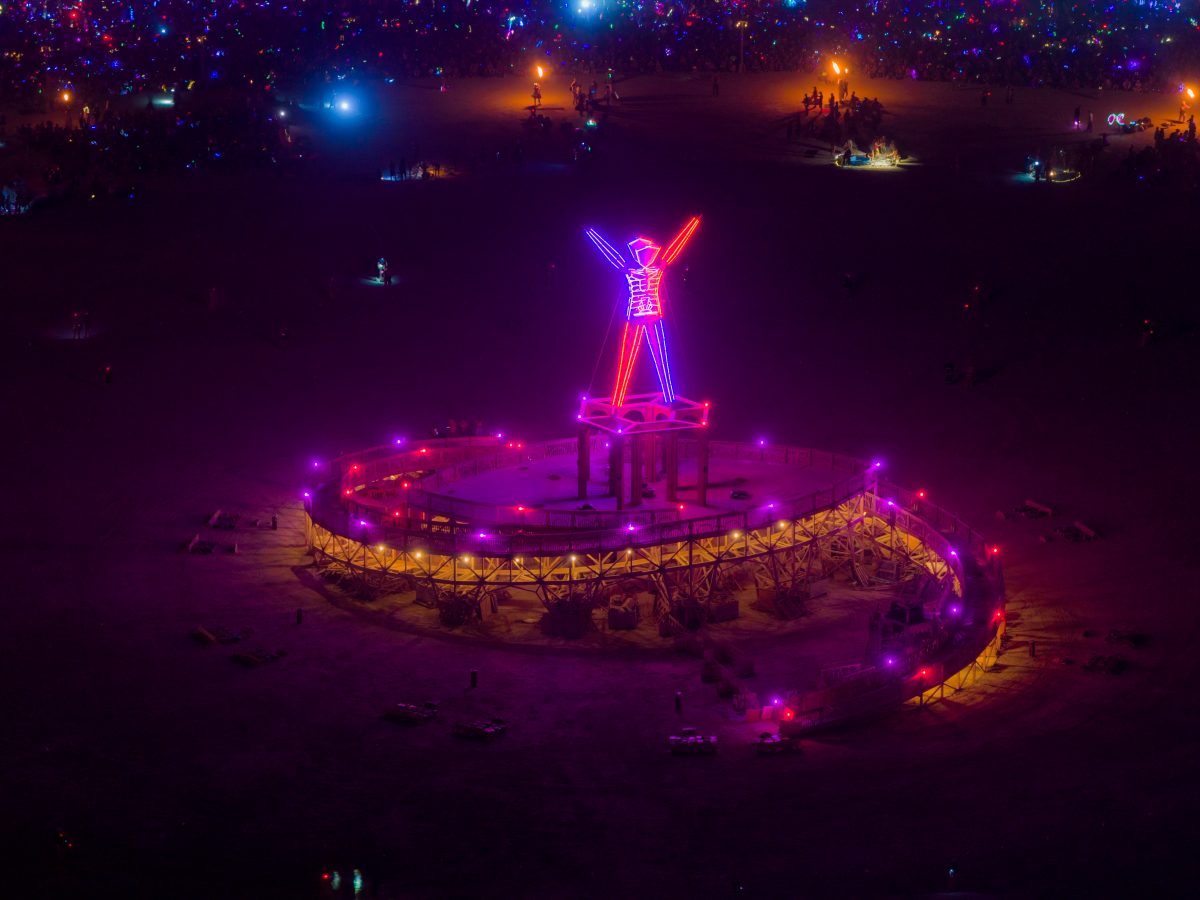 Burning Man 2025 Man Burn