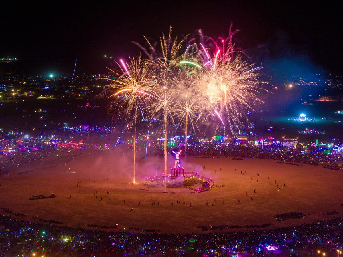 Burning Man 2025 Man Burn
