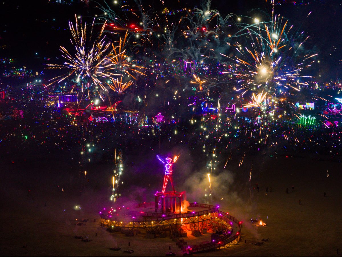 Burning Man 2025 Man Burn