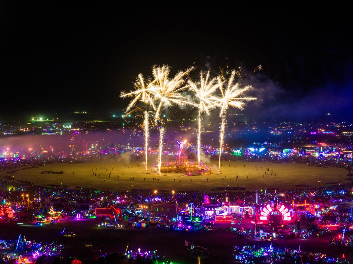 Burning Man 2025 Man Burn