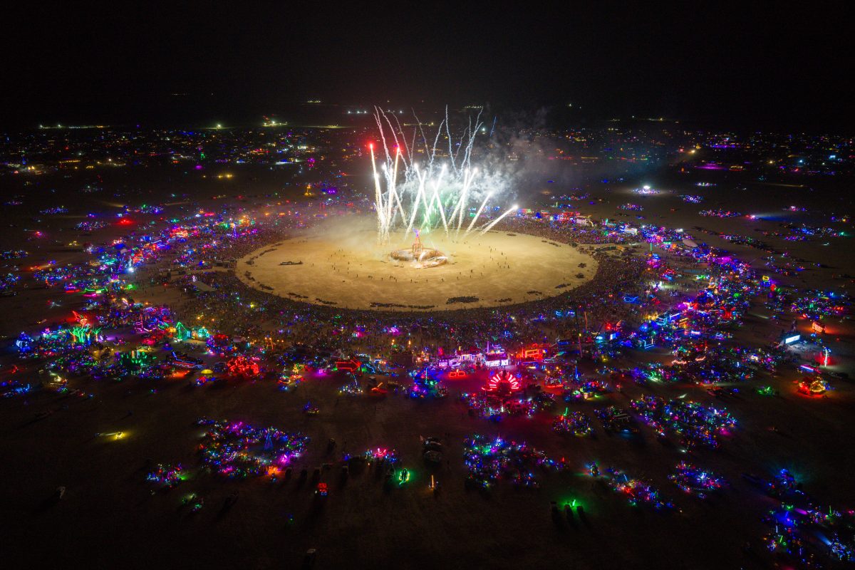 Burning Man 2025 Man Burn