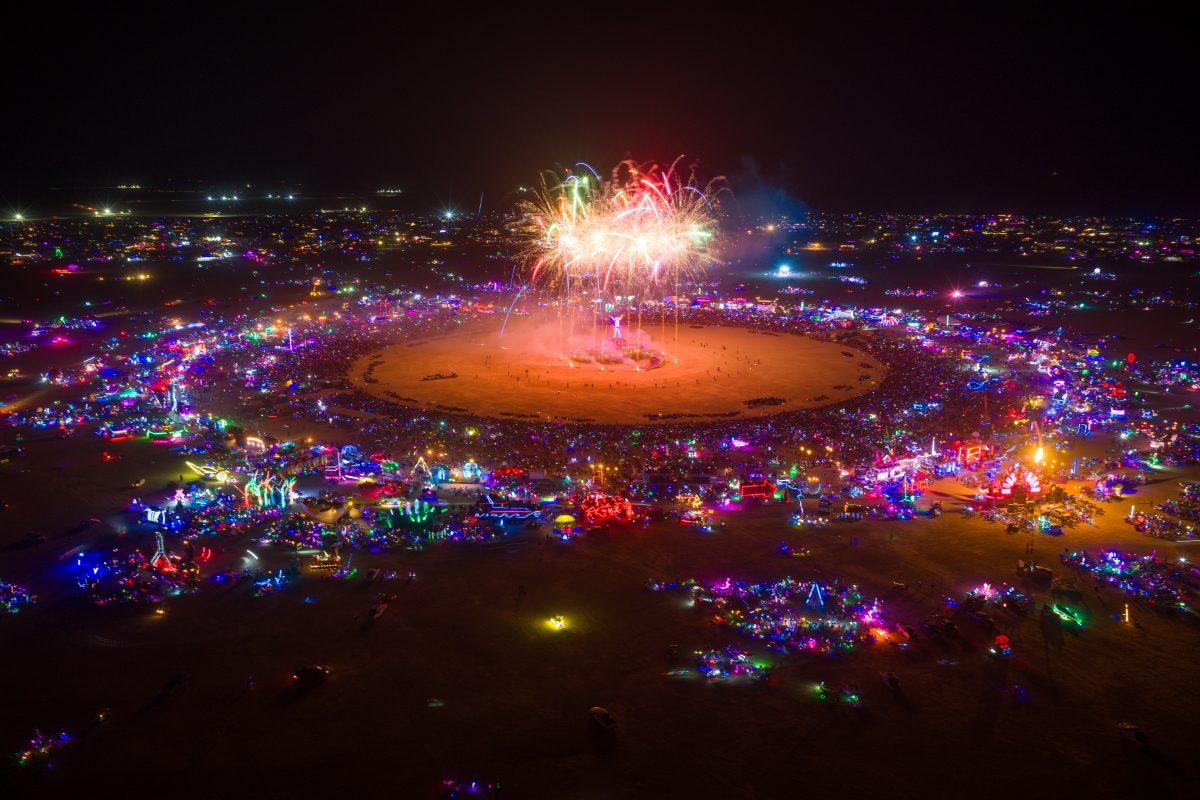 Burning Man 2025 Man Burn