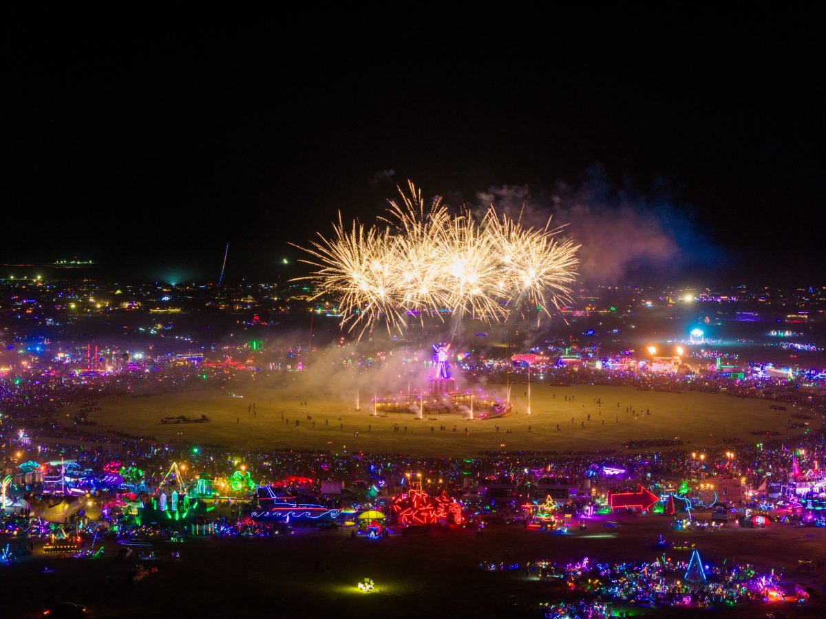 Burning Man 2025 Man Burn