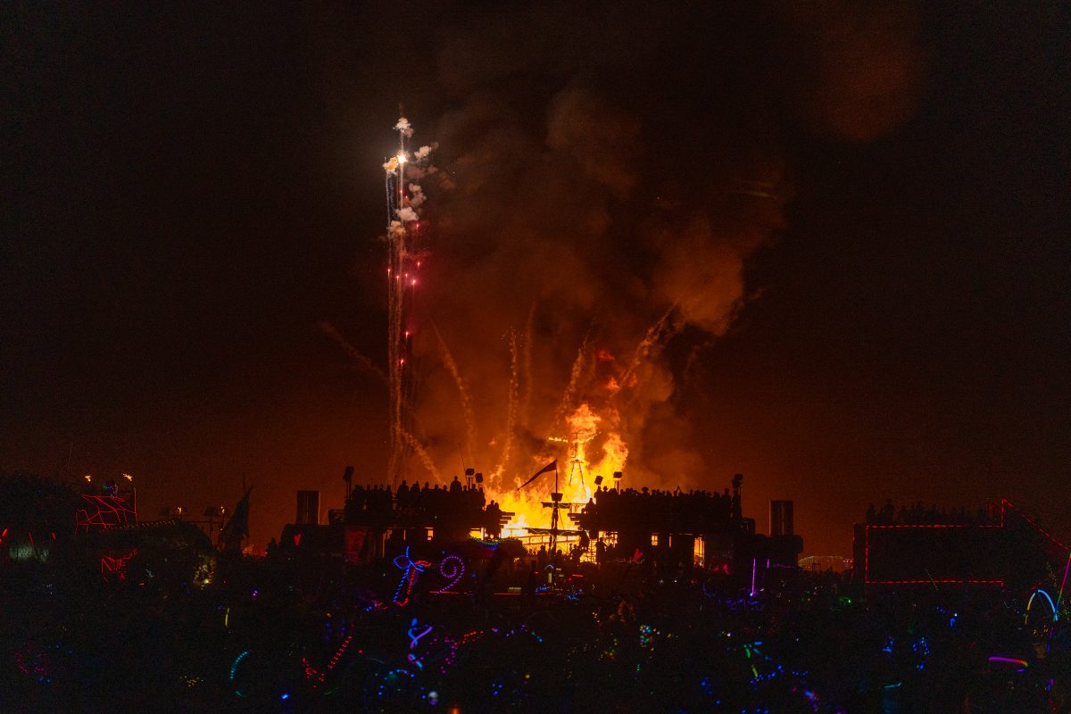 Burning Man 2025 Man Burn