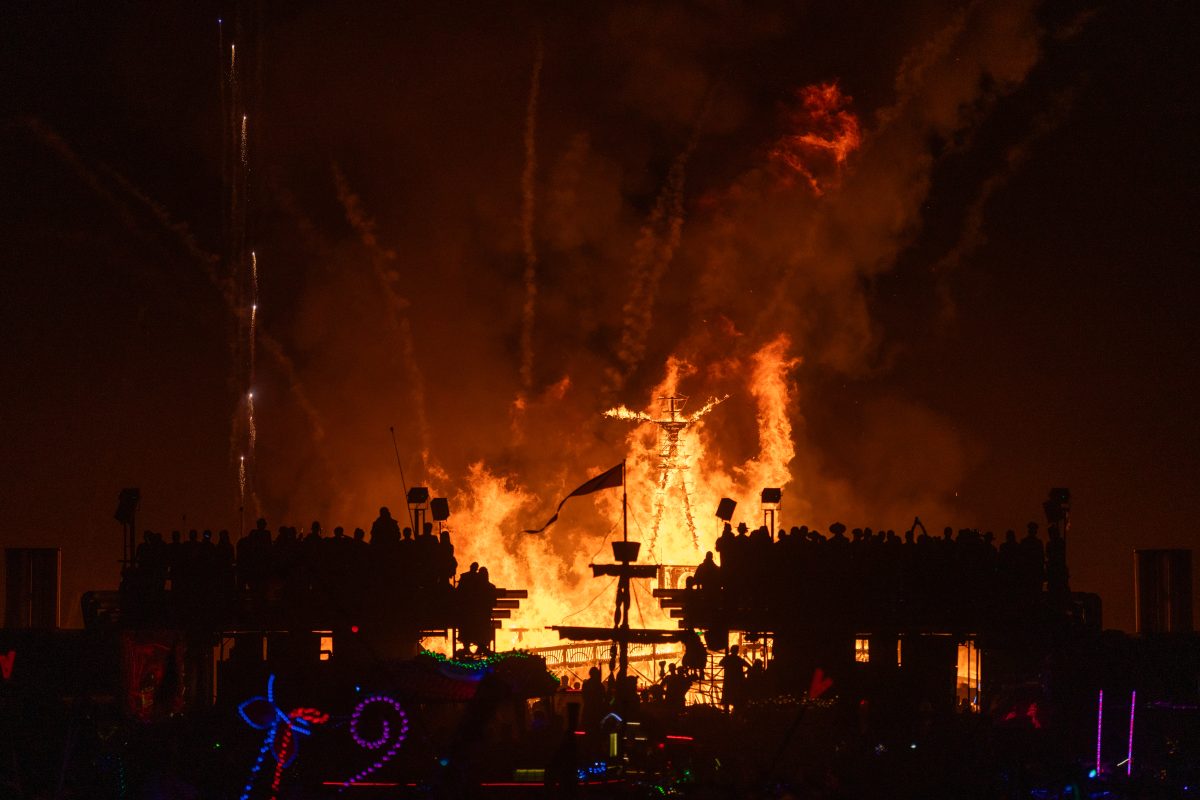 Burning Man 2025 Man Burn