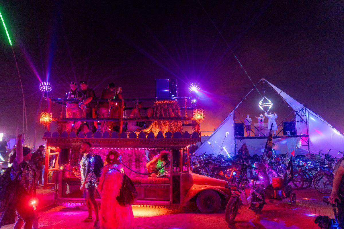 Colorful Moment at the Man Burn