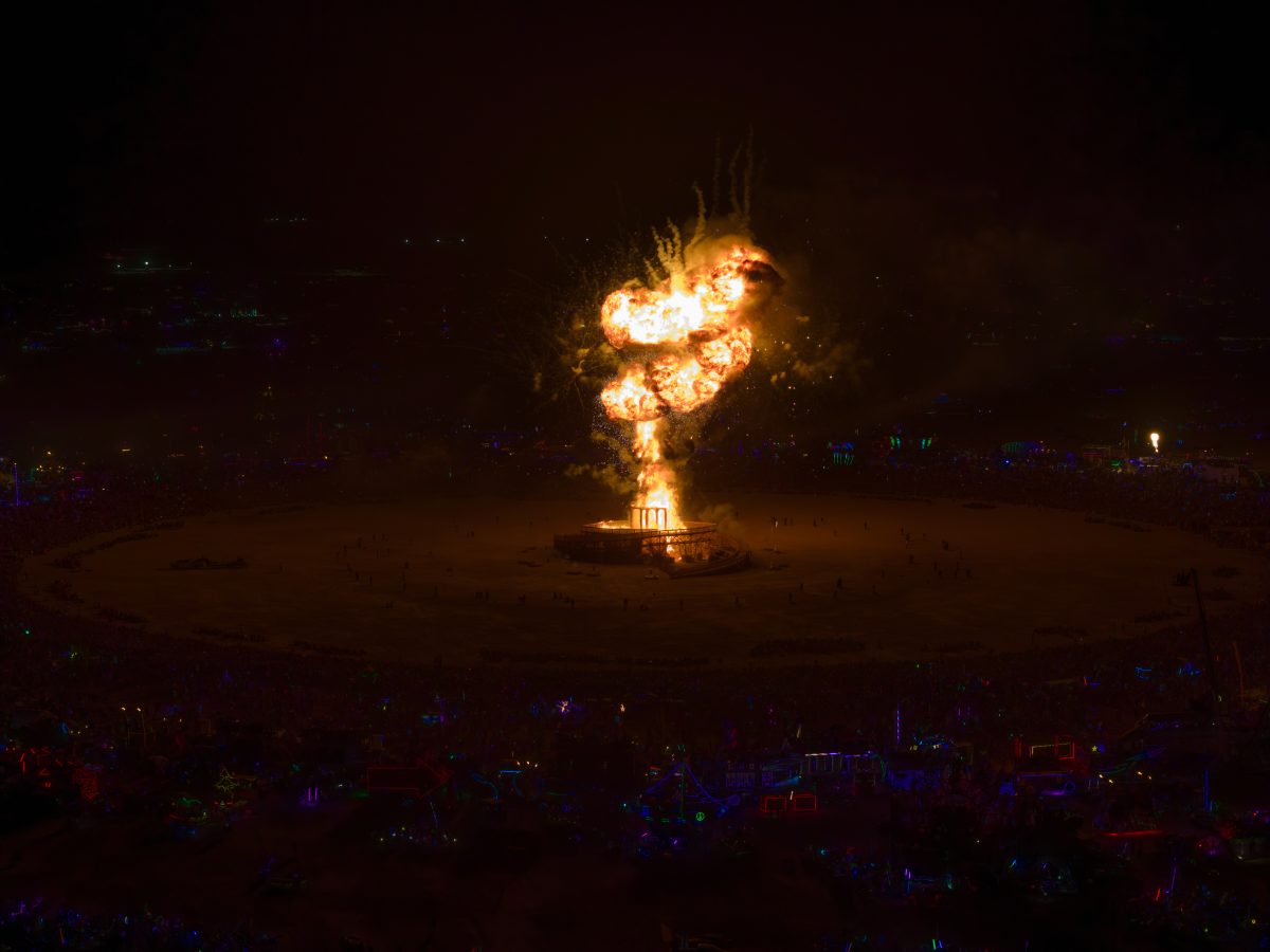 Burning Man 2025 Man Burn