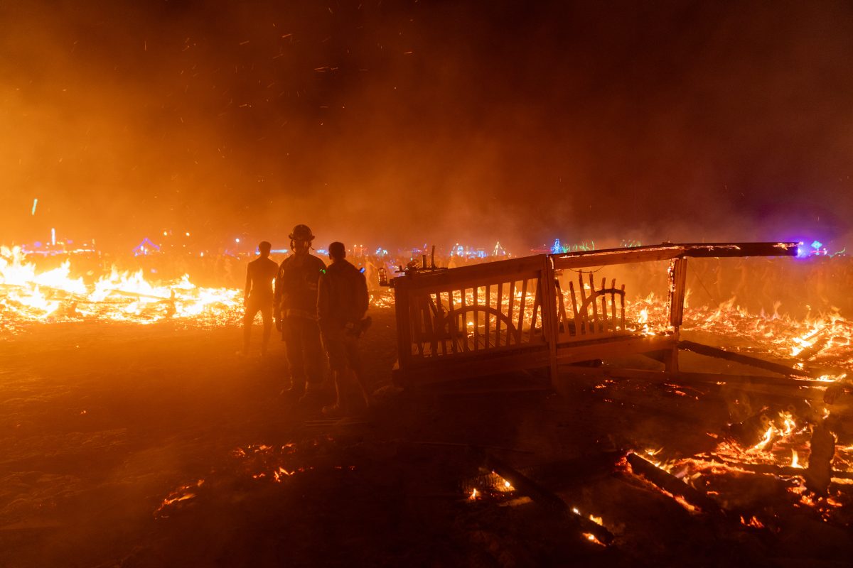 The Flames After The Man Burn