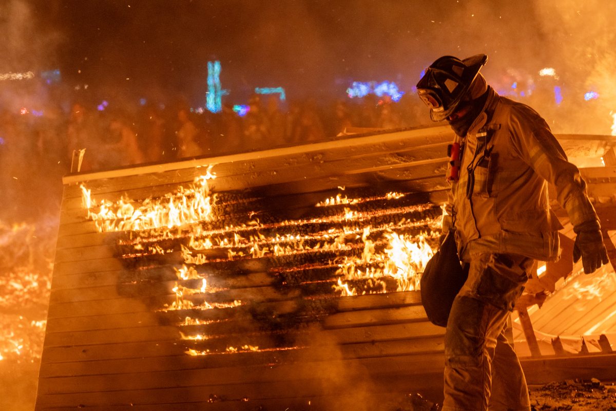 The Flames After The Man Burn