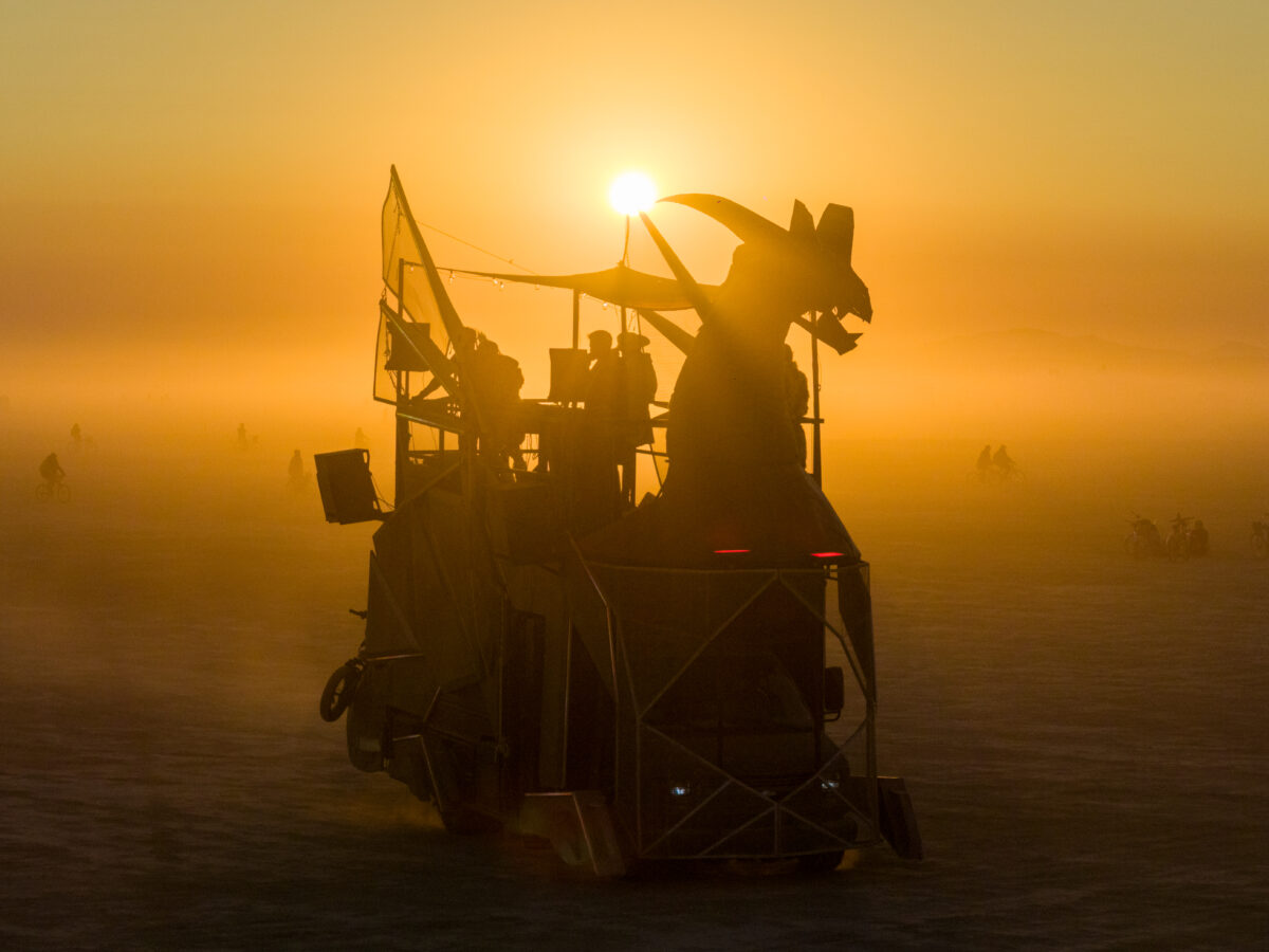 Sunrise and Mutant Vehicle