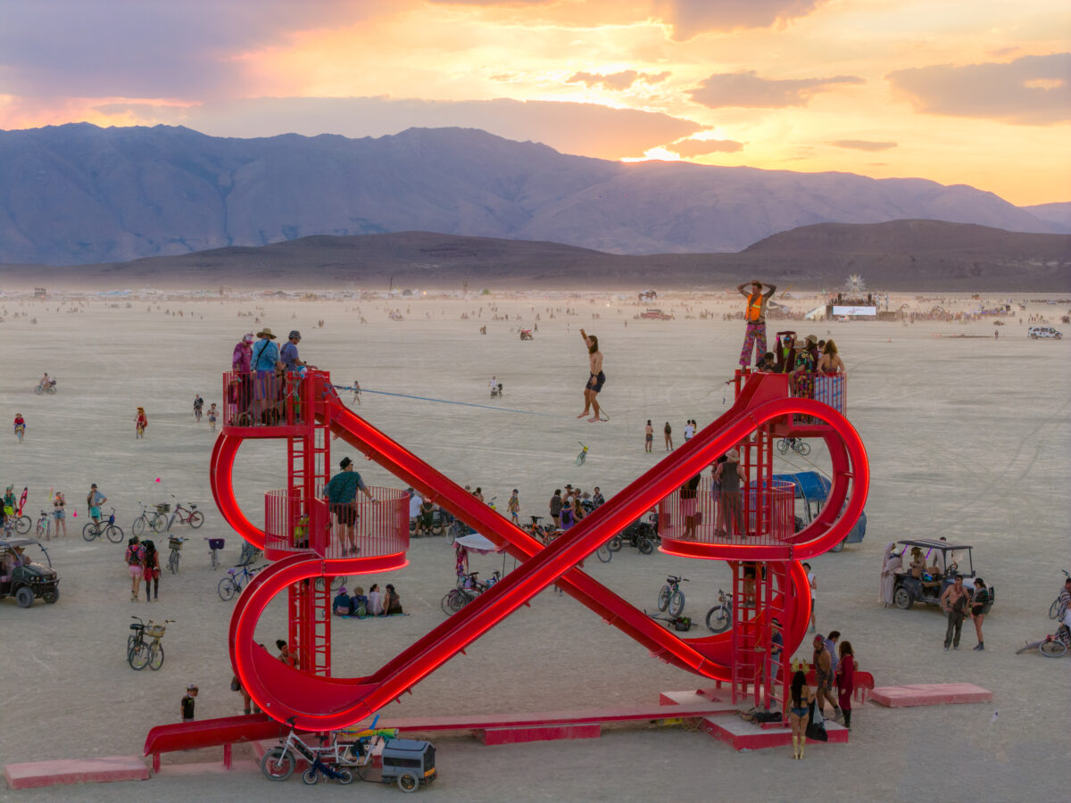 Sunset Slackline at Vessels of Love