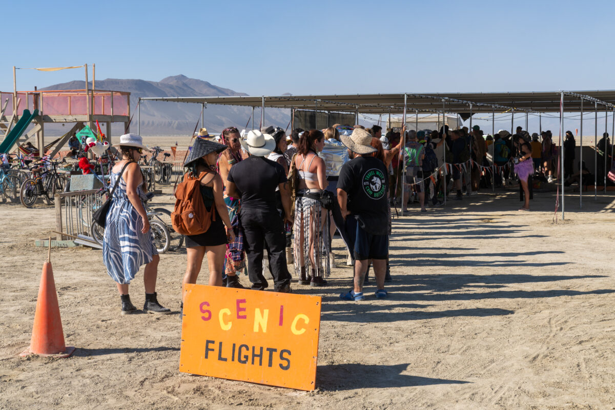 Line For Scenic Flights