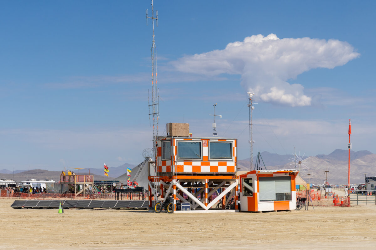 Control Tower Black Rock City Airport 2025 NV88