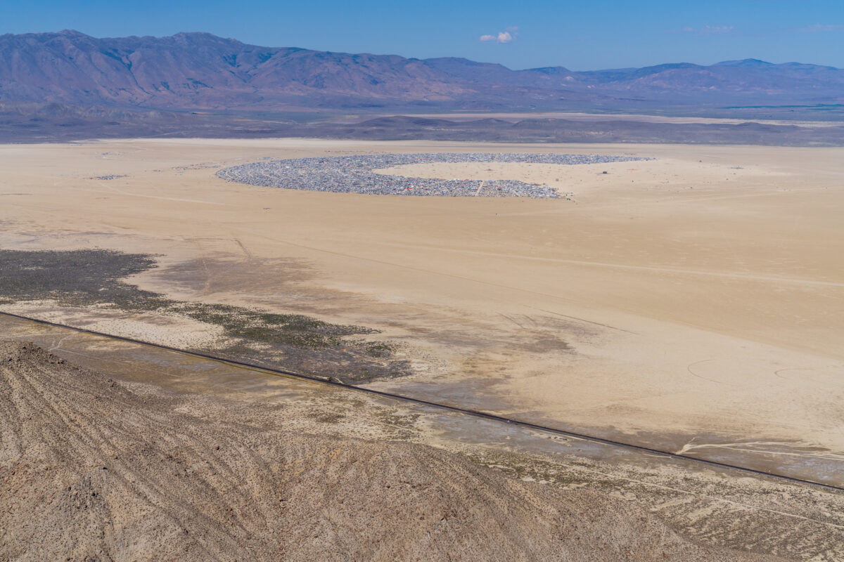 Burning Man 2025 Aerial Photo