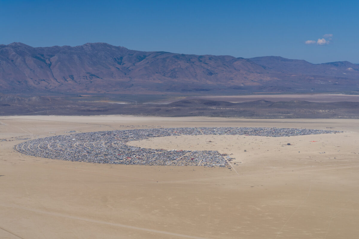 Burning Man 2025 Aerial Photo
