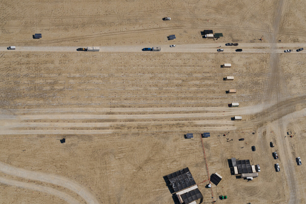 Burning Man 2025 Aerial Photo