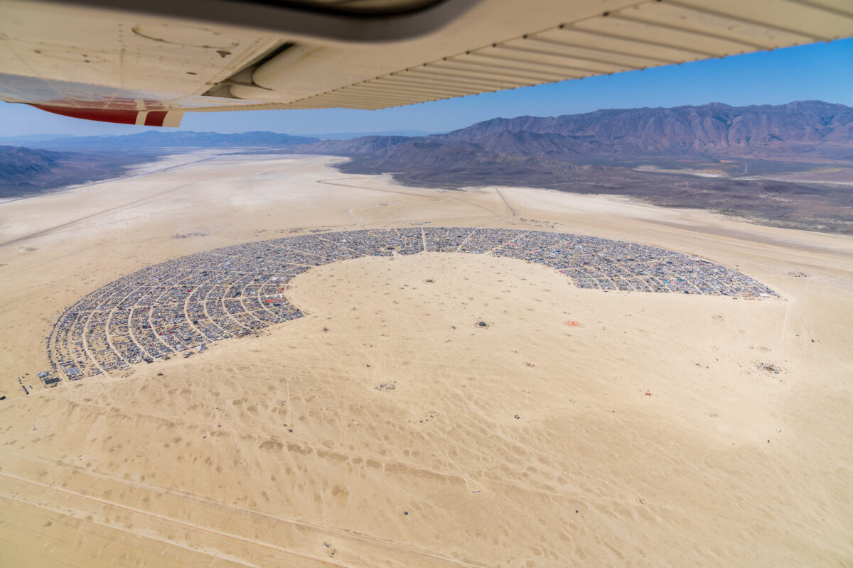 Burning Man 2025 Aerial Photo