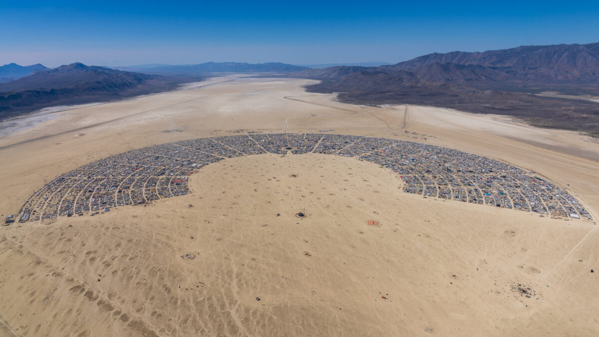 Burning Man 2025 Aerial Photo